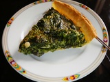 Quiche aux epinards, fines herbes et escargots