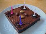 Gâteau d'anniversaire aux 2 chocolats pour petit gourmand