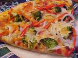 Délicieuse pizza aux légumes Viviane