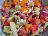 Délicieuse salade grecque Viviane sans olives
