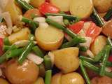 Salade d'haricots verts et de pommes de terre à la dijonnaise