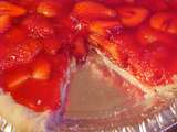 Tarte rapide aux fraises en gelée
