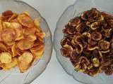 Chips de pomme de terre et courgettes, sans gluten