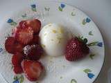 Dôme yaourt-citron-fraises