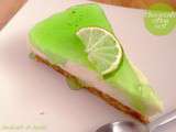 Cheesecake citron vert et gelée acidulée