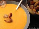 Soupe carottes et pâte de curry rouge