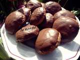 Boules Tchèques sablées à la noix de coco et chocolat