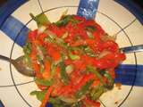 Salade marocaine de legumes grillés