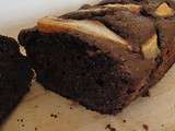 Cake amande/poire/chocolat