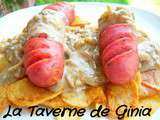 Chorizos créoles (criollos) sauce Cabrales et cidre