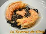 Crevettes royales au foie gras