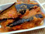 Balado terong (Brunei) – Aubergines sauce aux crevettes