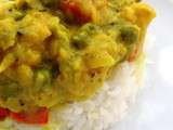 Curry de légumes crémeux