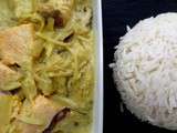 Curry thaï aux deux poissons