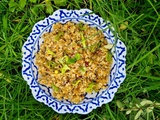 Délicieux riz sauté au thon (céto)