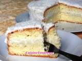 Gâteau blanc (noix de coco)