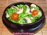 Salade aux champignons crus