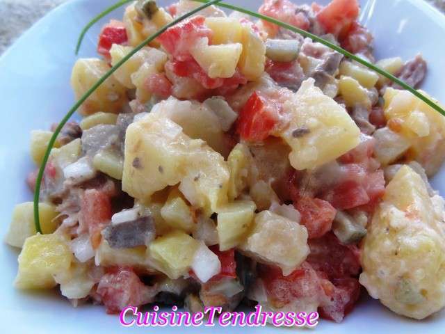 Salade thaïe de vermicelles · Patate & Cornichon