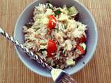 Salade de riz à la courgette