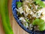 Two-Chile Green Rice (Îles Caïman) – Riz aux deux piments