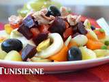 Slata masmouta – Salade tunisienne de légumes
