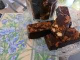 Barres chocolat noir amandes - sésame grillé