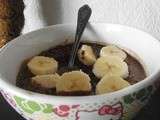 Porridge chocolat cannelle banane