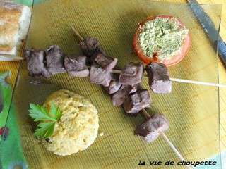 Recettes De Brochettes De Boeuf Et Vin