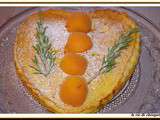 Gâteau magique aux abricots et romarin
