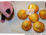 Mini-cakes pommes et poires pour l'anniversaire de doudou