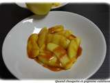Pommes tiedes au caramel beurre sale et les 12 ans de notre blog