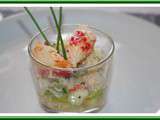 Salade de crabe au kiwi