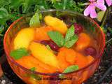 Salade de fruits abricots - nectarines