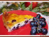 Tarte aux raisins migaine aux amandes