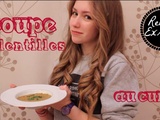 Express: soupe de lentilles corail au curry