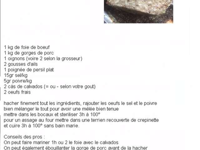 Recettes de Foie de boeuf