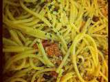 Spaghettis aux tomates cerises et au thon