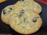 Cookies noix de macadamia/cranberries/chocolat blanc