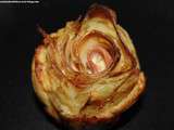 Tartelettes individuelles en forme de roses {pomme de terre/moutarde/jambon}