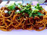 Spaghettis bolognaises faciles et rapides
