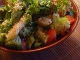 Salade de brocolis croquant au sésame