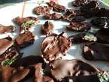 Feuilles de Menthe Cristallisées au Chocolat