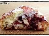 Scones framboises-chocolat au lait