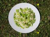 Risetti aux légumes verts en salade