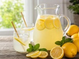 Citronnade maison fraîche et naturelle