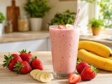 D’un smoothie fraise banane bon pour votre santé
