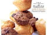Mini Muffins : Vanille & Amandes | Chocolat & Pépites