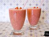 Smoothie fraise et lait de coco – Du soleil dans votre verre