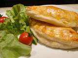 Chaussons farcis au fromage blanc, jambon et chèvre - Les recettes de mimi