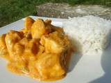 Curry de poulet au lait de coco - Les recettes de mimi